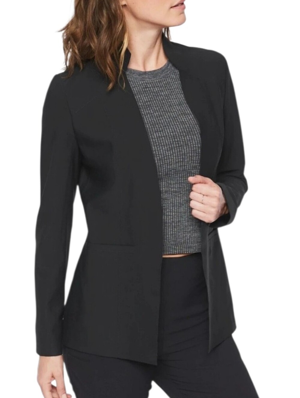 Athleta Black Cosmic Blazer 12